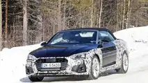 Audi A5 Convertible facelift first spy photo