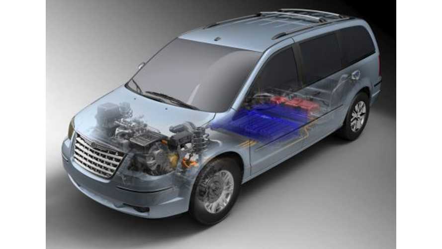 Chrysler Starts Delivering Plug In Electric Vans