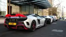 McLaren 675LT Spider parked in central London
