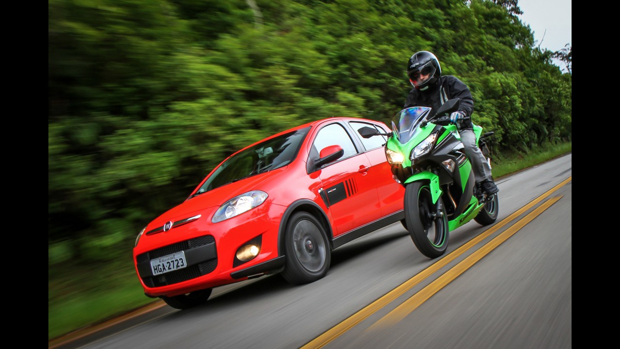 Diversão "barata": Palio Sporting e Ninja 300 são passaporte para esportividade