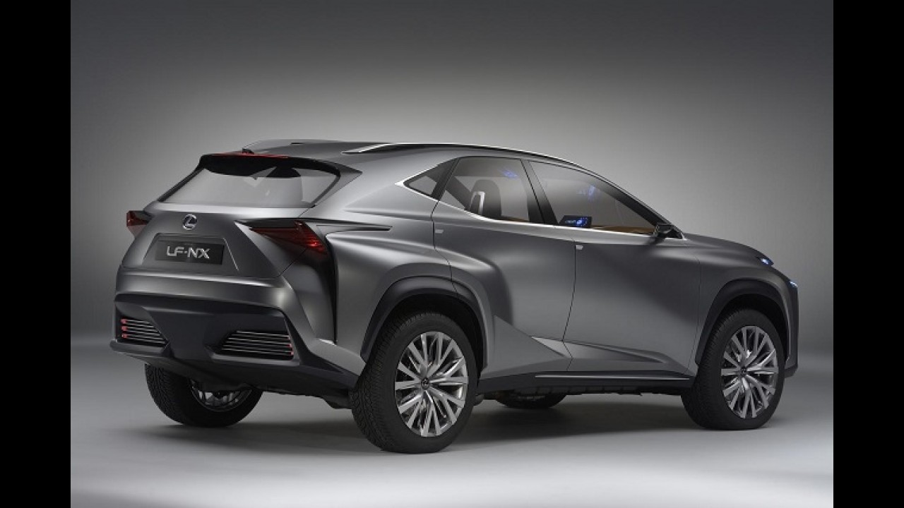 Lexus LF-NX de produção estará em Genebra com visual ousado mantido