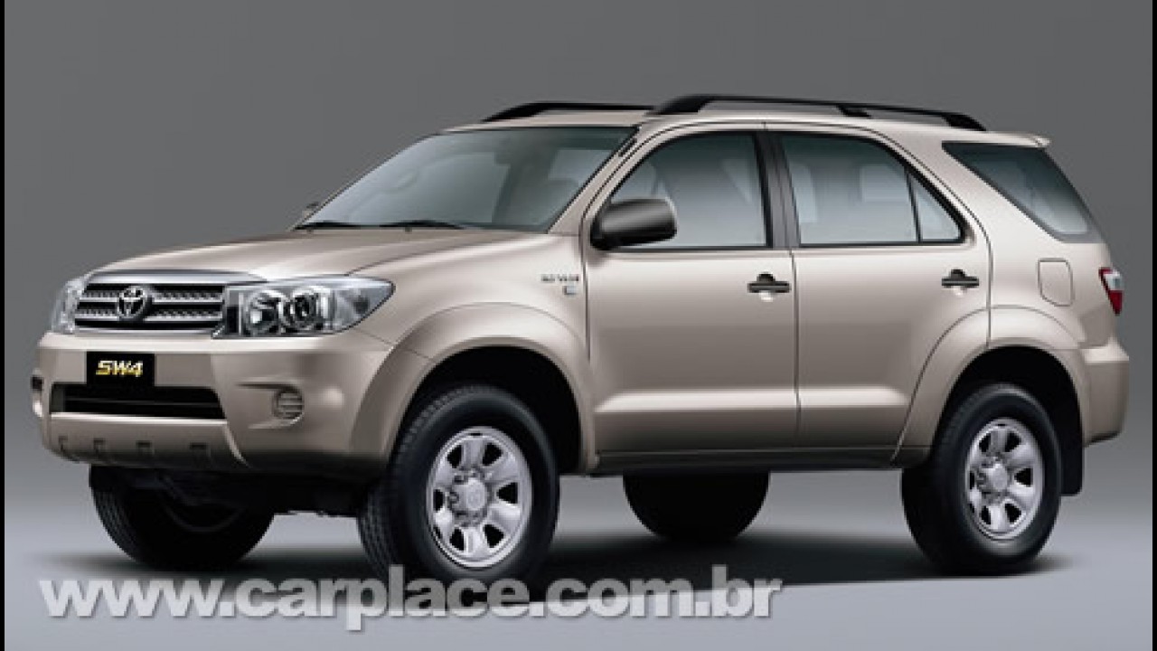 Toyota lança SW4 com motorização a gasolina com preço inicial de R$ 119.700