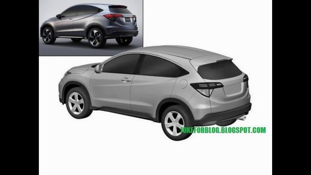 Vazou: Honda Urban SUV tem desenhos revelados em registro de patentes