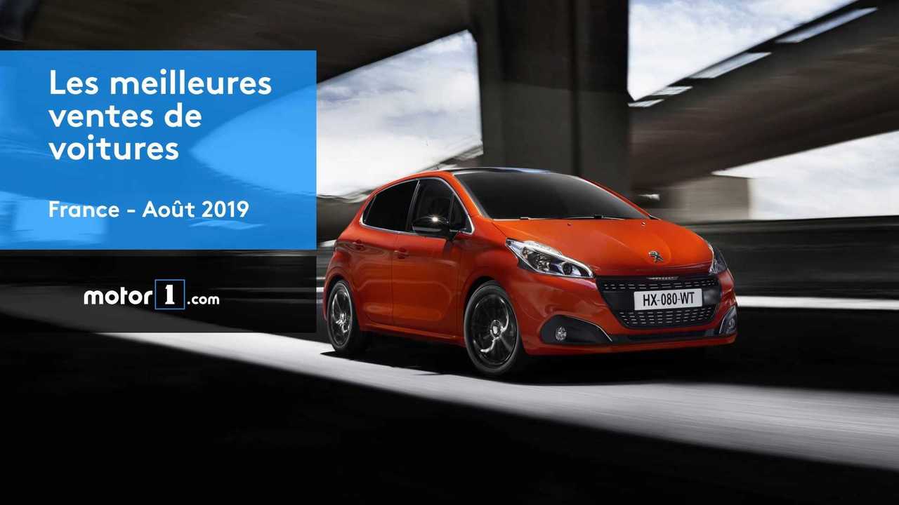 Top 10 ventes août 2019