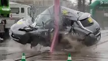 Nissan Leaf in Dekra-Crashtest