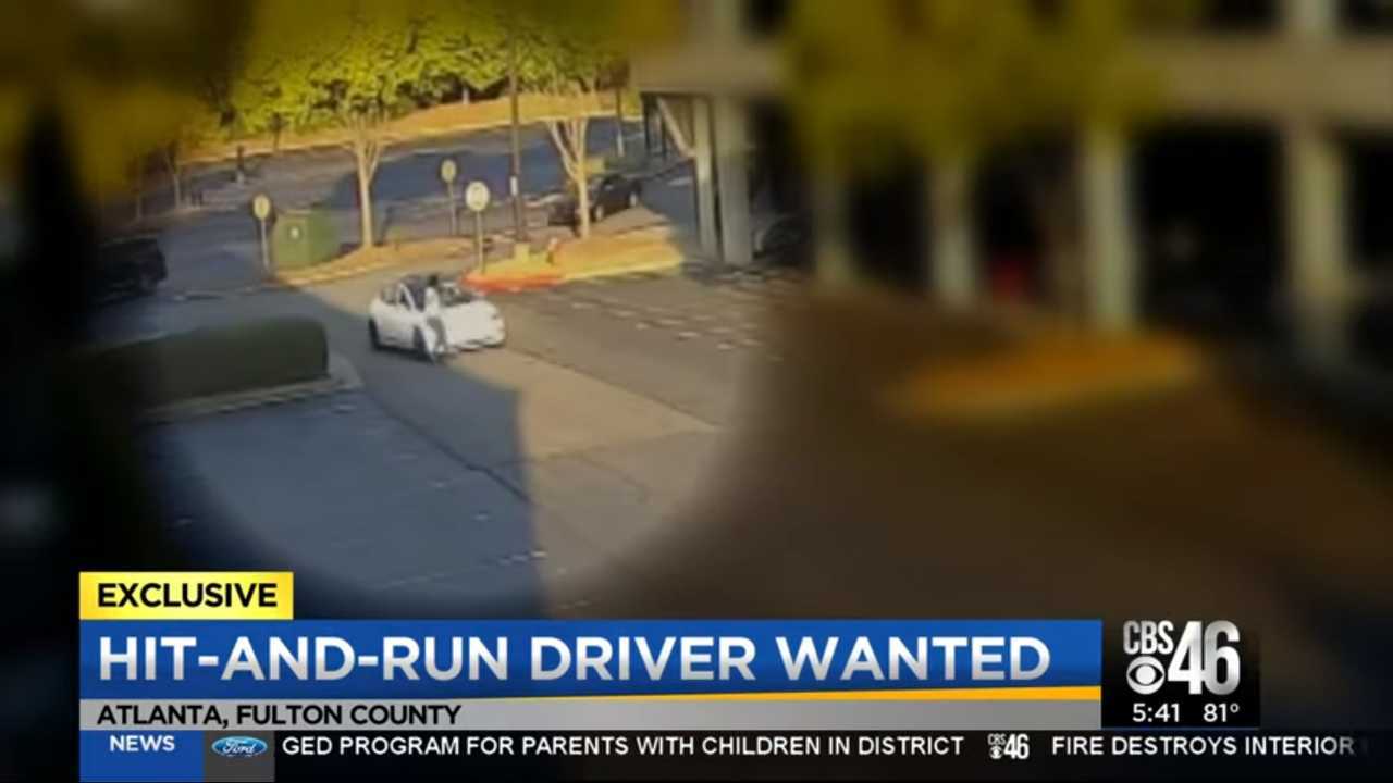 White Tesla Model 3 Driver Knocks Pedestrian In Georgia And Flees