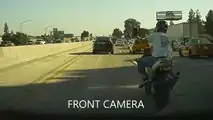 While One Biker Got Busted, Others Do Not Learn Teslas Have Cameras