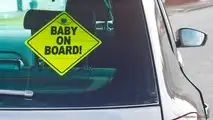 Auto-Accessoires der 70er bis 90er: Baby on Board