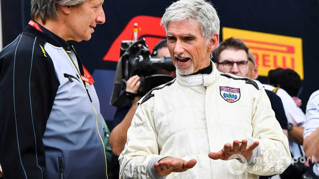 Damon Hill with the Lotus 49 at Chinese GP 2019