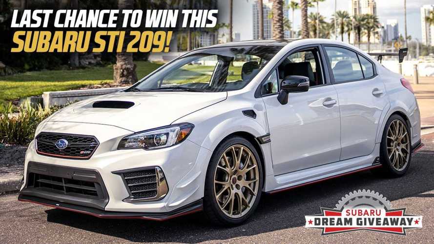 Enter NOW To Win Rare Subaru S209 Plus $18K, Before It's Too Late