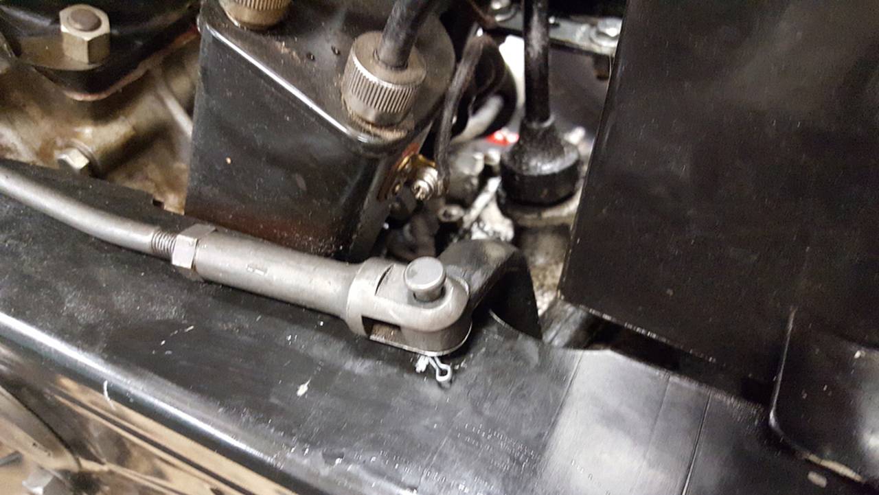 Here's how the clutch rod and clutch arm are supposed to be connected. Makes a big difference in operation!