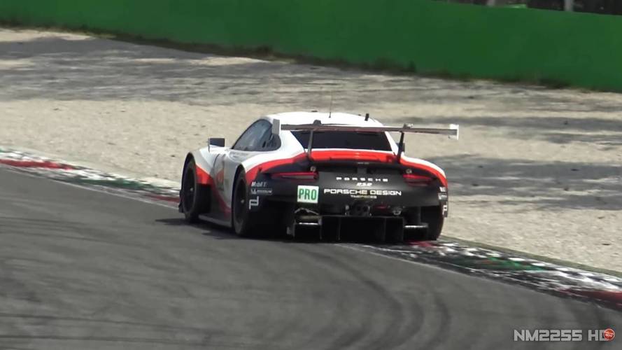 2018 Porsche 911 RSR screenshot from spy video