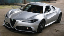 Ein Alfa 4C mit Maulwurf-Optik