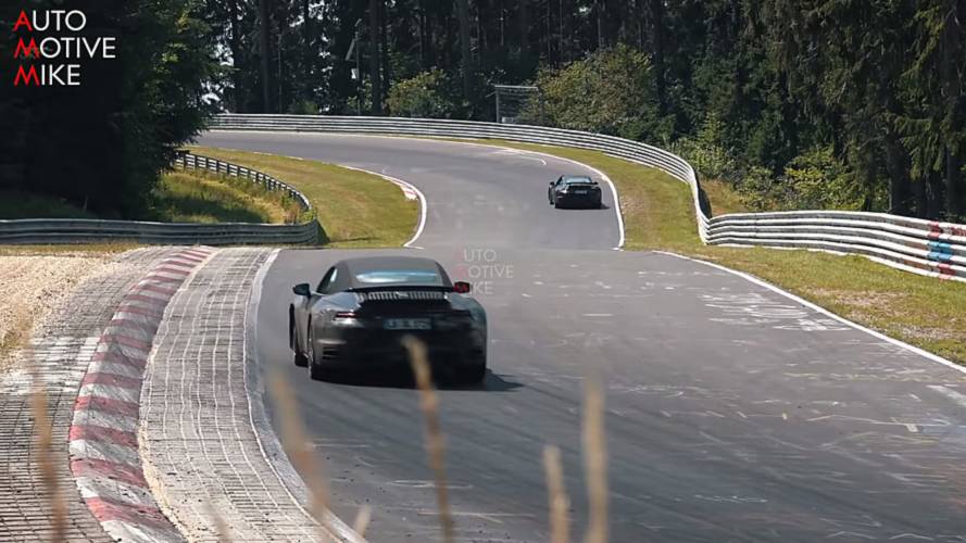 2020 Porsche 911 Turbo spy screenshot