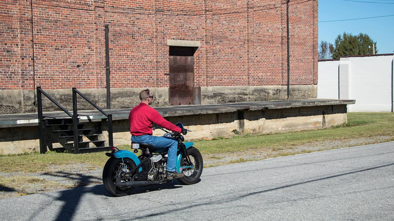 <strong>Riding around town was great, but this motorcycle was begging for some country roads.</strong>