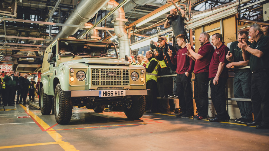 Last Land Rover Defenders built in Solihull