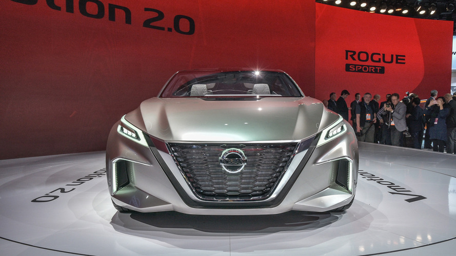 Nissan Vmotion 2.0 concept live in Detroit