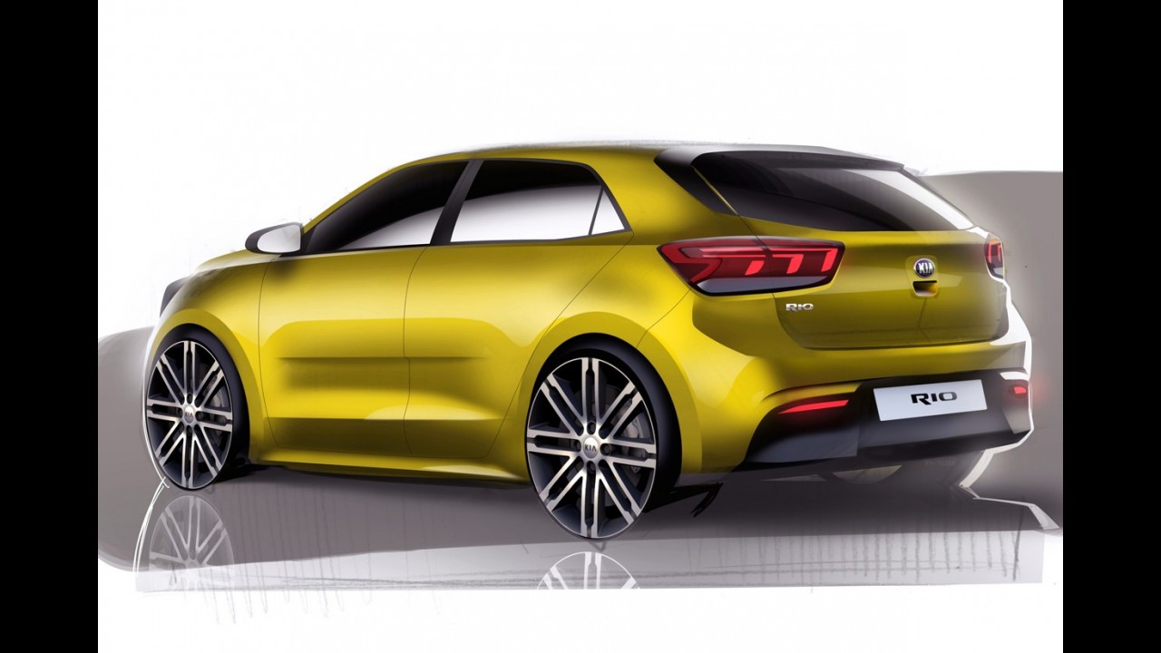 Novo Kia Rio 2017 tem primeiras imagens divulgadas a um mês da estreia