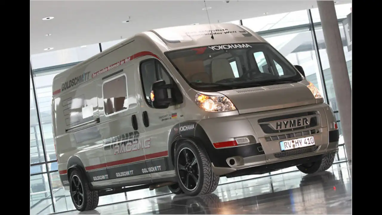 Goldschmitt Hymer Ducato: Wahnsinns-Wohnmobil Goldschmitt Hymer Ducato: Wahnsinns-Wohnmobil