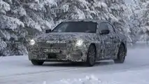 2022 BMW 2 Series Coupe spy photo from near the Arctic Circle