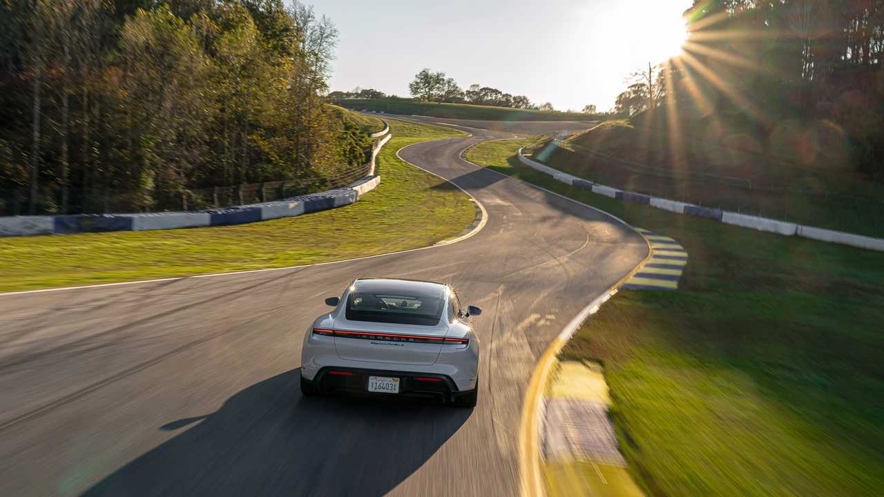 Porsche Taycan à Road Atlanta