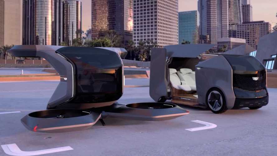 Cadillac Reveals Future-Focused Autonomous Pod And One-Person Drone