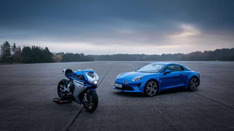 MV Agusta et Alpine s'associent et présentent une moto en édition limitée