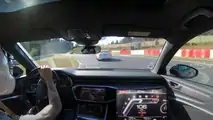 Watch The 2021 Audi RS6 Avant Lap The Nurburgring From The Driver's Seat