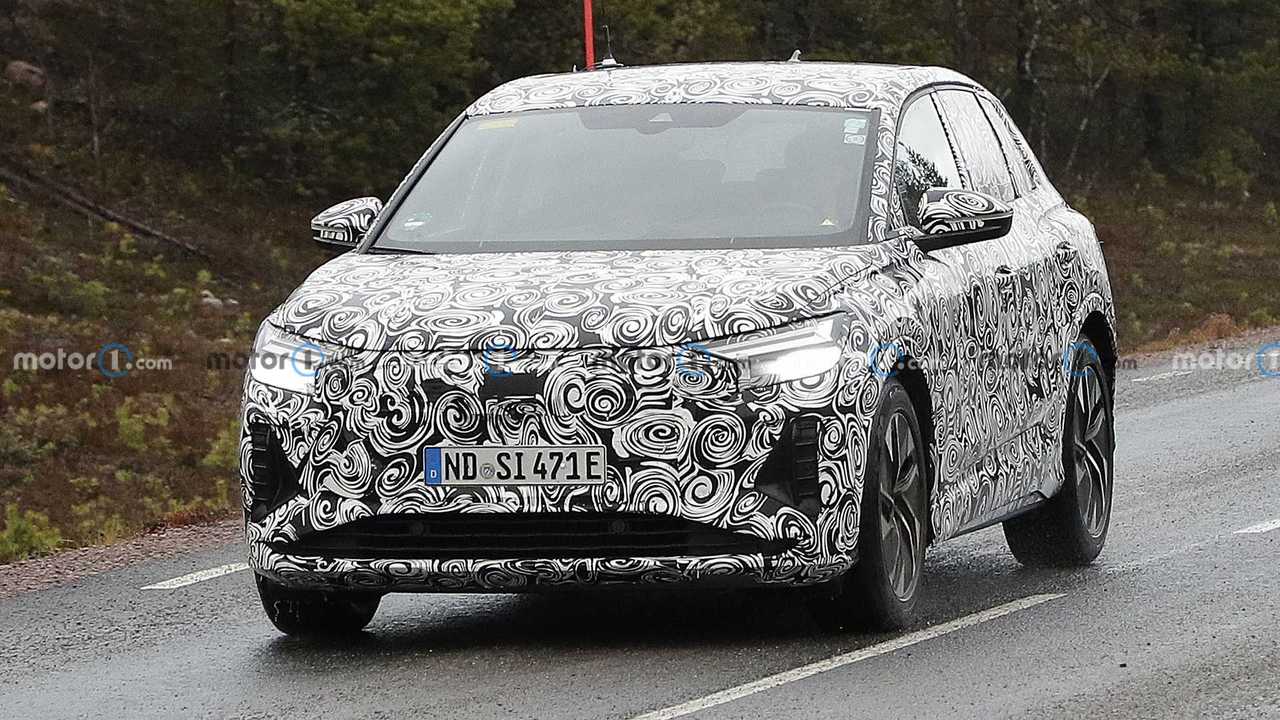 Audi Q4 E-Tron Spy Foto Naso