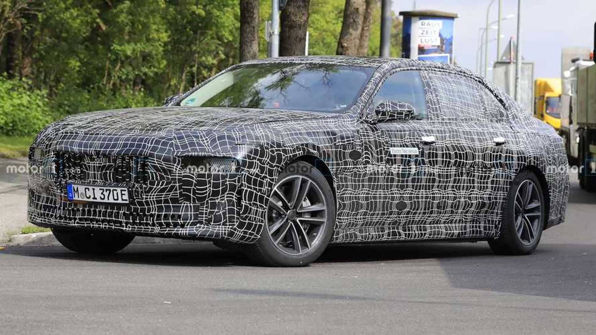 BMW i7 Electric Sedan Spied Again While Testing - yibufu.com