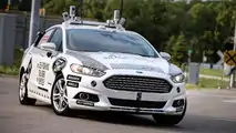 Domino's Pizza Autonomous Ford Fusion