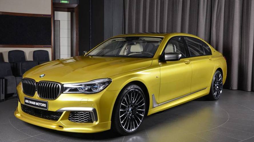 BMW M760Li xDrive Austin Yellow, brillante como el oro