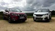 Nissan Qashqai vs Peugeot 3008 SUV