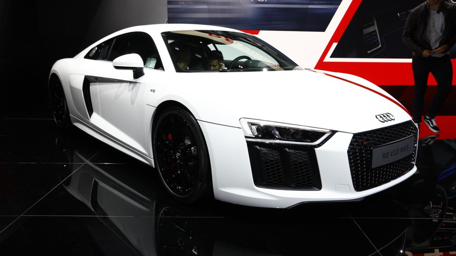 Audi R8 V10 RWS live in Frankfurt