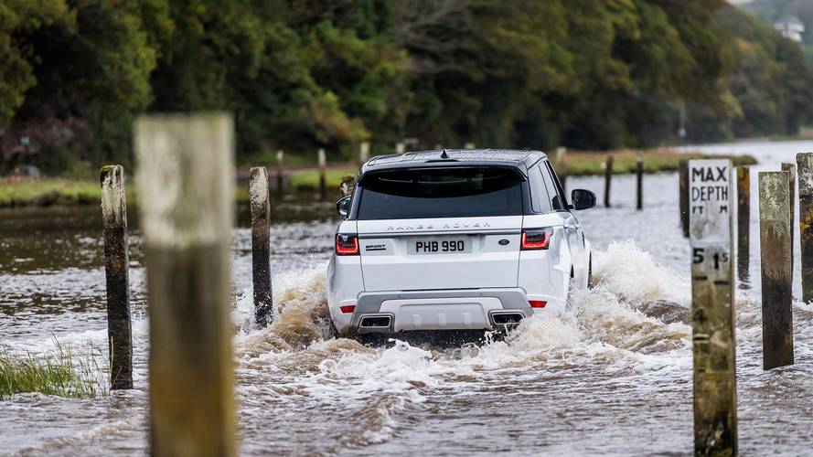 Land Rover Range Rover Sport P400e carrera acuática