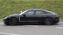 2020 Porsche Mission E spy photo