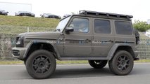 2022 Mercedes G-Class Squared new spy photo (side view)