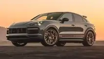 Quartier extérieur avant du Porsche Cayenne Turbo GT 2022