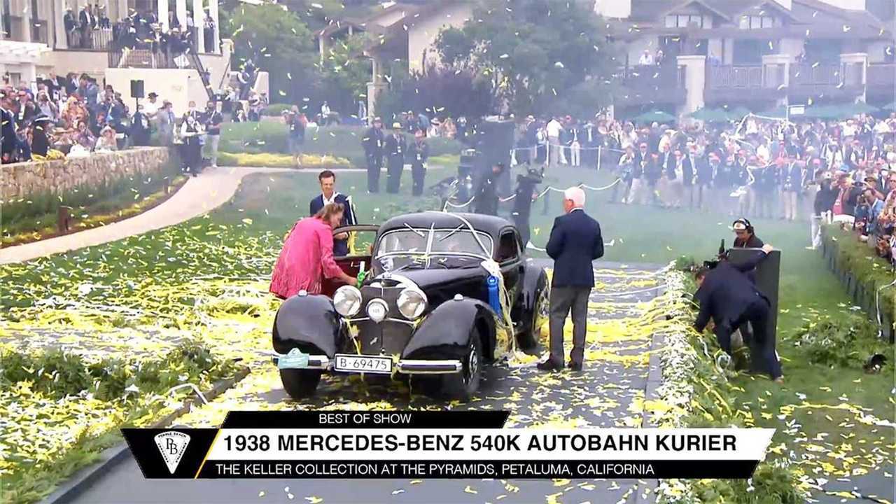 Mercedes 540K de 1938 en Pebble Beach 2021
