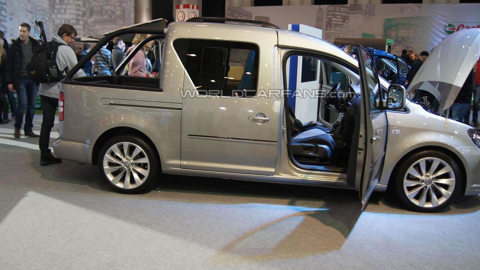 Volkswagen Caddy Pick Up Concept Debuts In Poznan