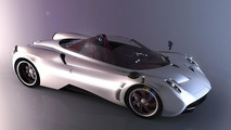 Pagani Huayra Roadster rendering