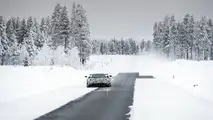 Pagani Huayra BC donmuş gölde