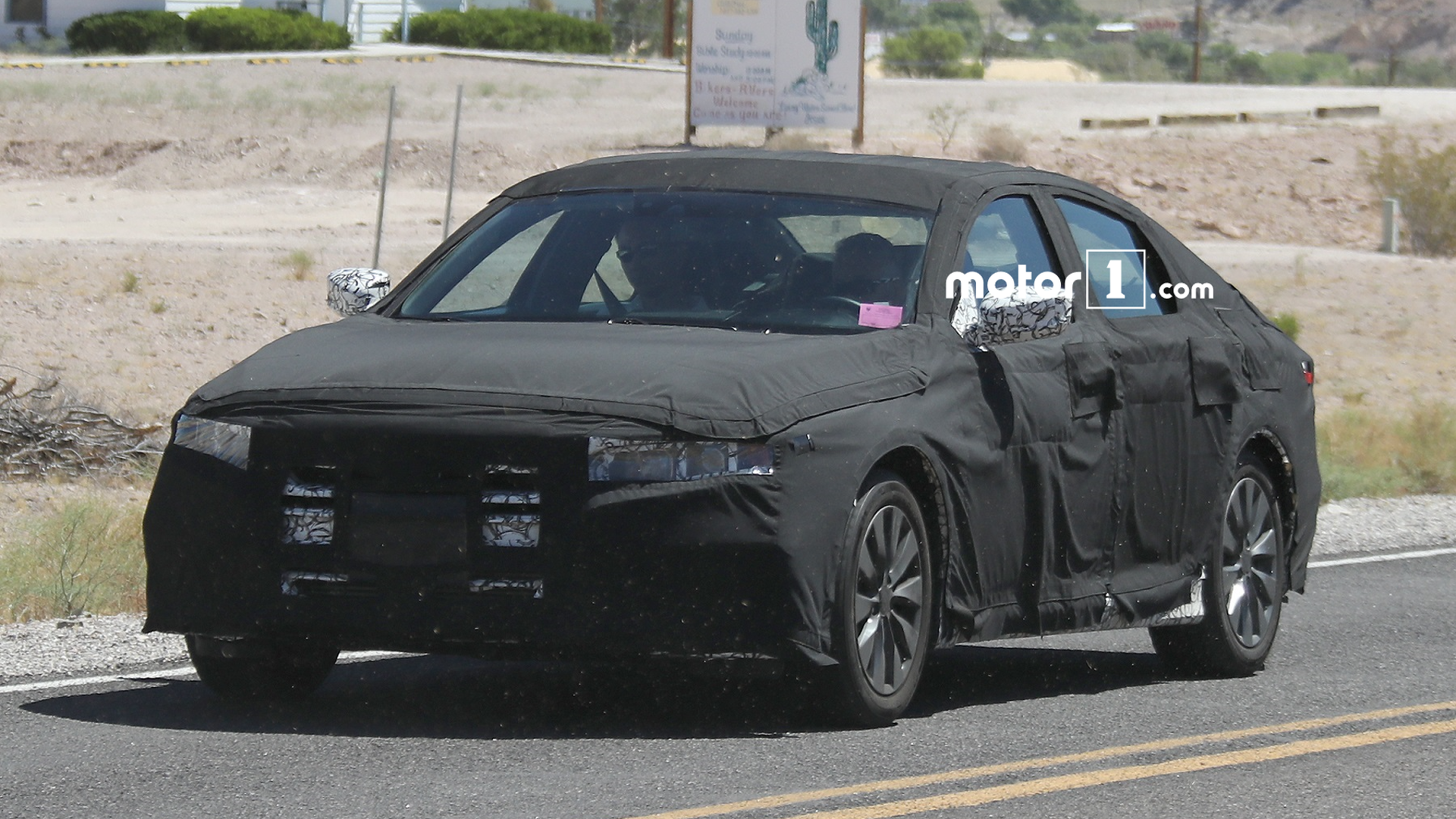 2018 Honda Accord Spotted First Time Showing Fastback Roofline