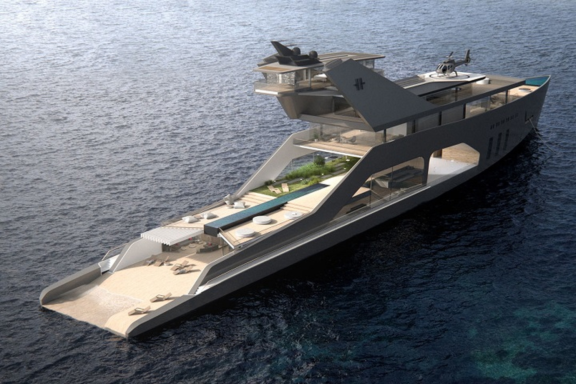 Hareide Design's Mega Yacht is the Stuff of Dreams