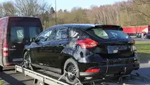 2018 Ford Focus chassis testing mule spy photo