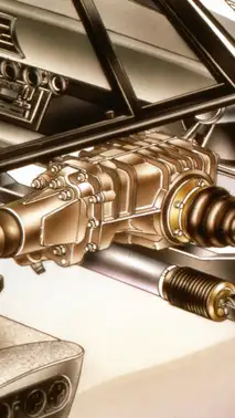 Porsche 959 Cutaway