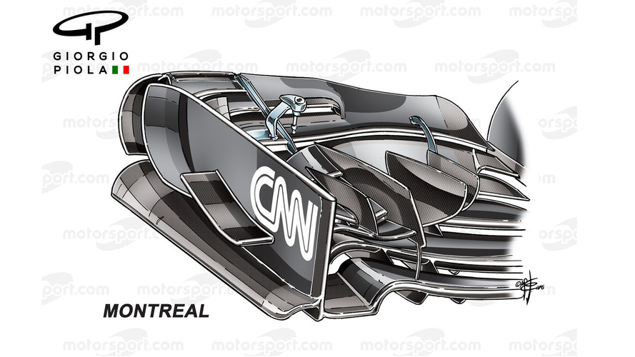 McLaren MP4-31 front wing, Canadian GP