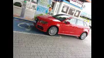 Audi A3 Sportback e-tron, test di consumo reale Roma-Forlì