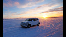 Kia Soul EV. I test in Lapponia