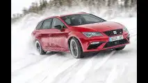 Seat, la prova del 4x4 sul ghiaccio